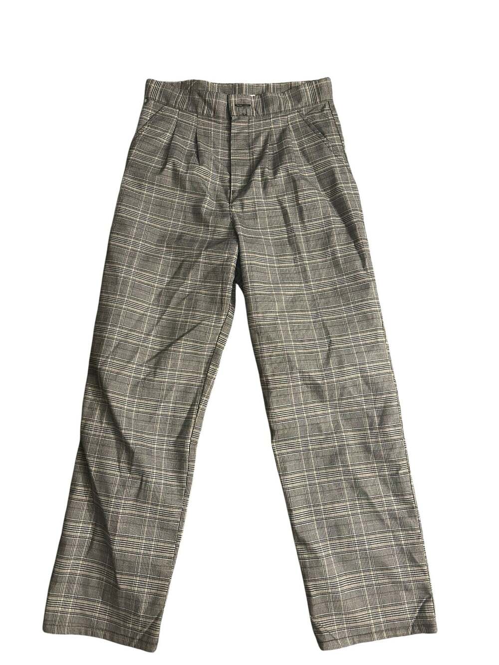 Urban Renewal Plaid Pleated Trousers Size S/P
